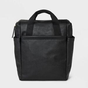 Open Box - Universal Thread - Square Convertible Backpack - Universal Black